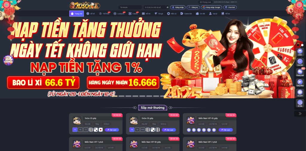 Truy cập Xoso66 chính thức